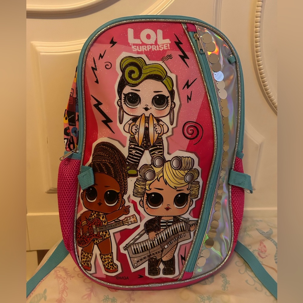 L.O.L. Surprise! Doll Backpack - Pink and Teal